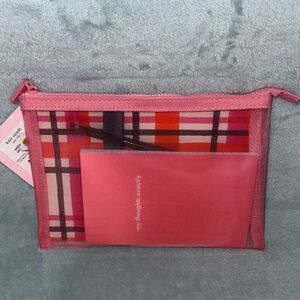 kate spade Spring Plaid Jotter Pouch